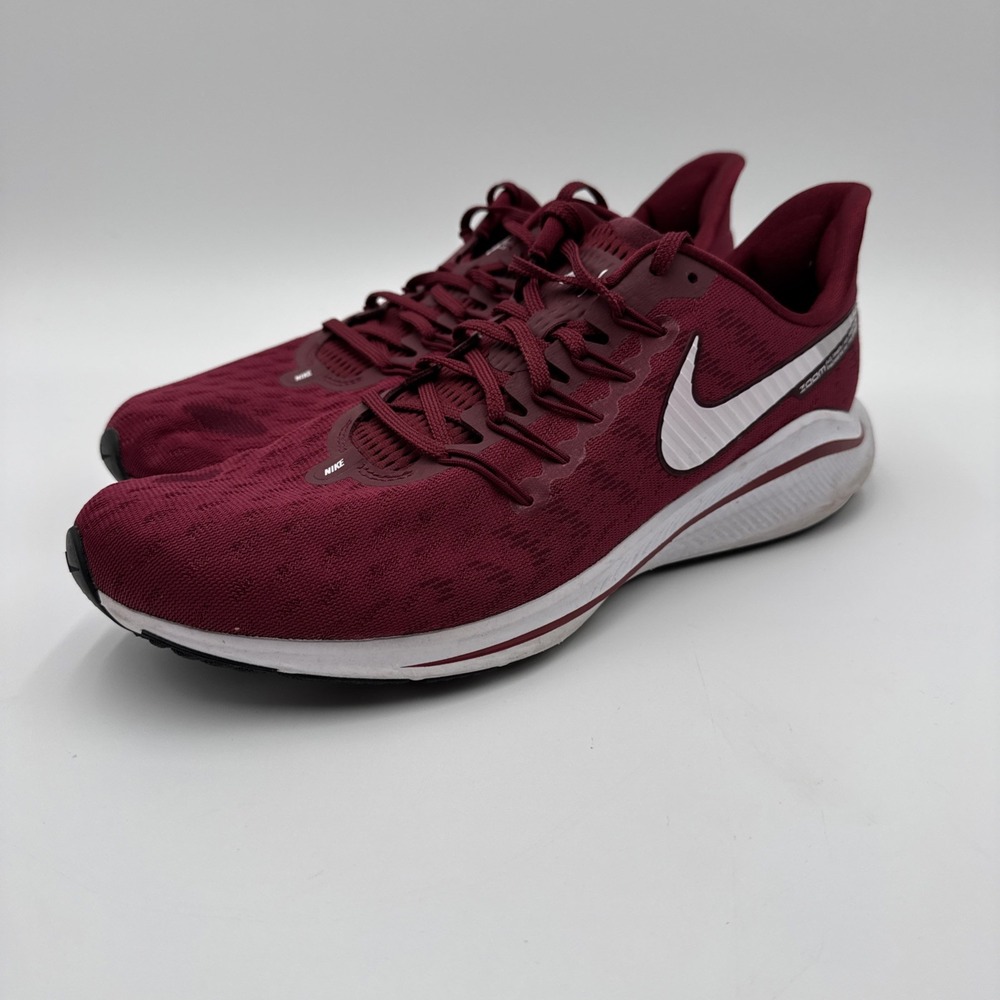 Women's Nike Air Zoom Vomero 14 TB Tennis Shoes Workout Maroon White Size 10.5